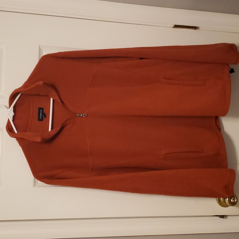 Orange Croft & Barrow Quarter-Zip